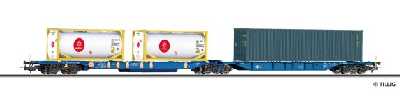 Tillig 77082 - H0 - Doppeltragwagen, EGP, Ep. VI